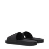 Palm Angels Black Cotton Slippers