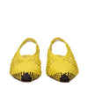 Jacquemus Yellow Leather Flat Sandals