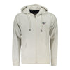 Accademia Militare Grigio Cotton Men's Hooded Sweatshirt