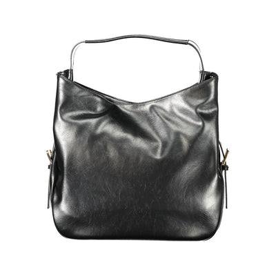 Twinset Black Polyurethane Women Hobo Bag