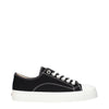 Moschino Black Fabric Low Top Sneakers
