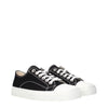 Moschino Black Fabric Low Top Sneakers