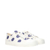 Moschino White Fabric Low Top Sneakers