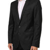 Dolce & Gabbana Black Single Breasted Men Coat MARTINI Blazer
