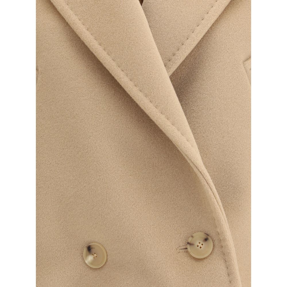 Max Mara Beige Wollmantel