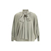 Max Mara Bicolor Silk Blouse