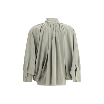 Max Mara Bicolor Silk Blouse