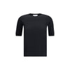 Max Mara Black Fleece Wool Top