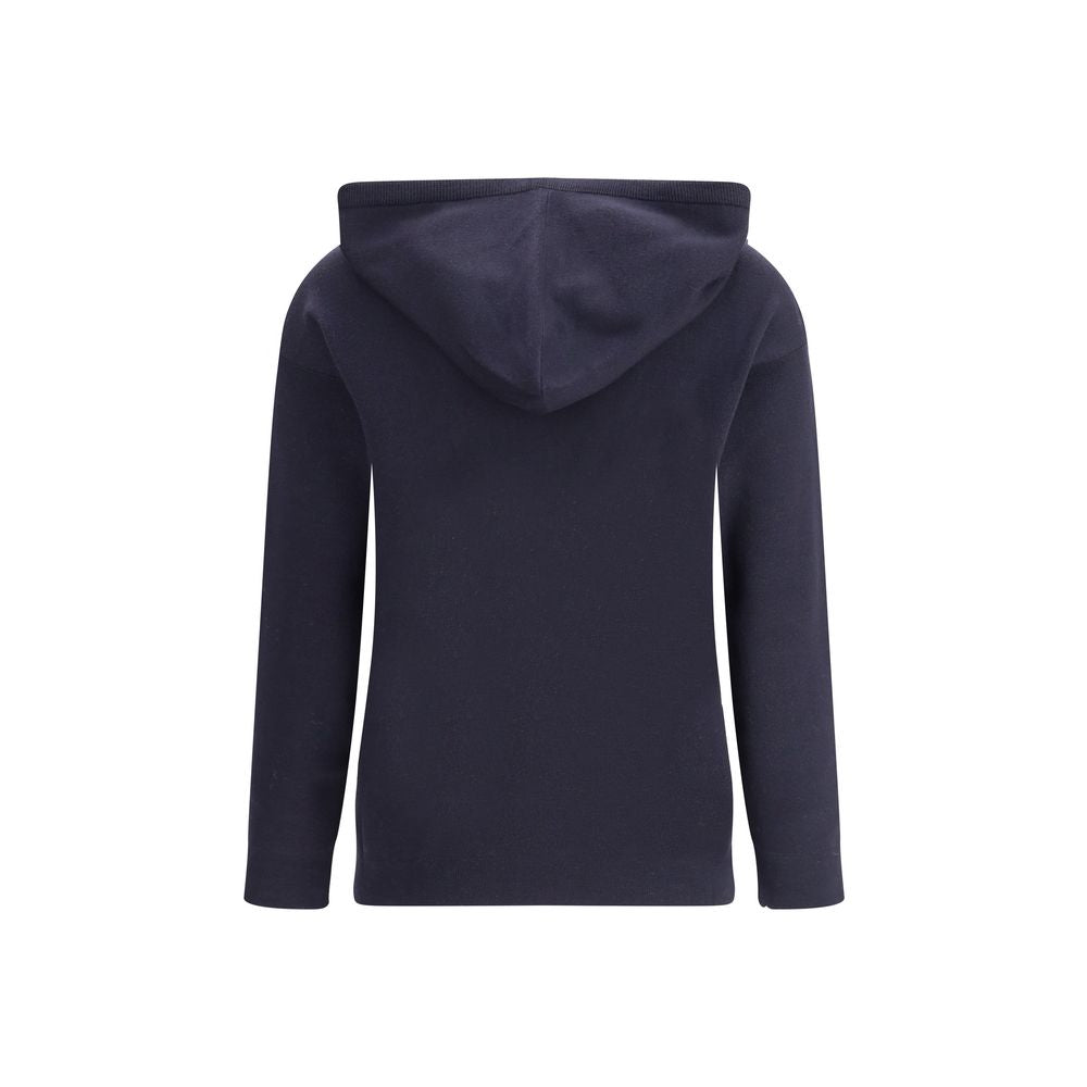 Max Mara Schwarzes Woll-Sweatshirt