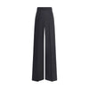 Max Mara Black Fleece Wool Casual Pants