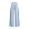 Max Mara Light Blue Cotton Jeans Denim