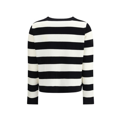 Max Mara Black Fleece Wool Sweatshirt