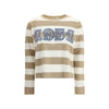 Max Mara Beige Fleece Wool Sweatshirt