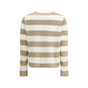 Max Mara Beige Fleece Wool Sweatshirt