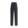 Max Mara Black Fleece Wool Casual Pants