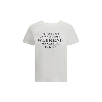 Max Mara White Cotton T-Shirt