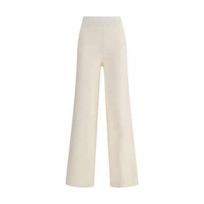 Max Mara Cream Viscose Casual Pants