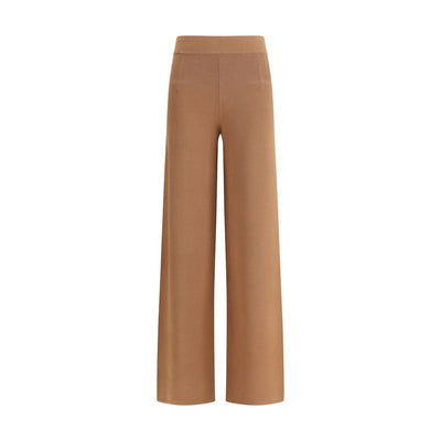 Max Mara Brown Viscose Casual Pants