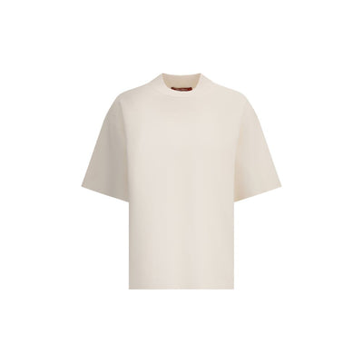 Max Mara White Polyester T-Shirt