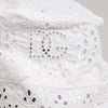 Dolce & Gabbana White Nylon Cut Out Bucket Logo Capello Hat