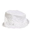 Dolce & Gabbana White Nylon Cut Out Bucket Logo Capello Hat