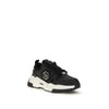 Philipp Plein Black Polyester Athletic Sneakers