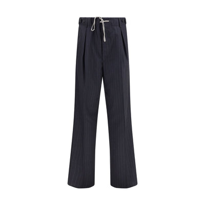 Margiela Gray Wool Casual Pants