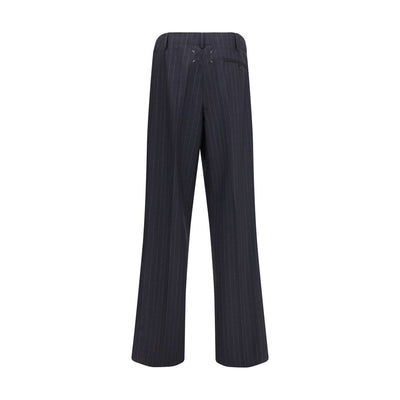 Margiela Gray Wool Casual Pants