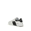 Philipp Plein White Calf Leather Bos Taurus Athletic Sneakers