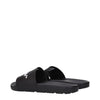 Off-White Black Cotton Slippers