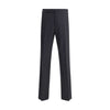 Lardini Black Viscose Casual Pants