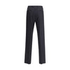 Lardini Black Viscose Casual Pants