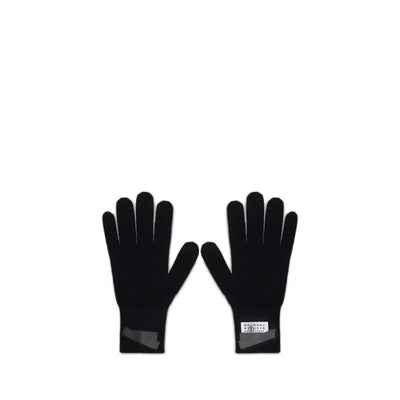MM6 Black Wool Gloves