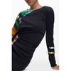 Desigual Black Viscose Women Dress