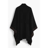 Desigual Black Polyester Women Poncho