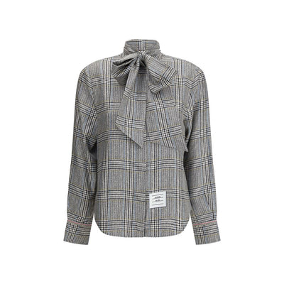 Thom Browne Beige Silk Dress Shirt