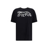 Balmain Black Cotton T-Shirt