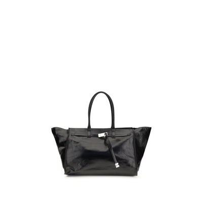 Benedetta Bruzziches Black Calf Leather Bos Taurus Shoulder Bag