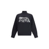 Balmain Black Cotton Sweatshirt