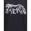 Balmain Black Cotton Sweatshirt