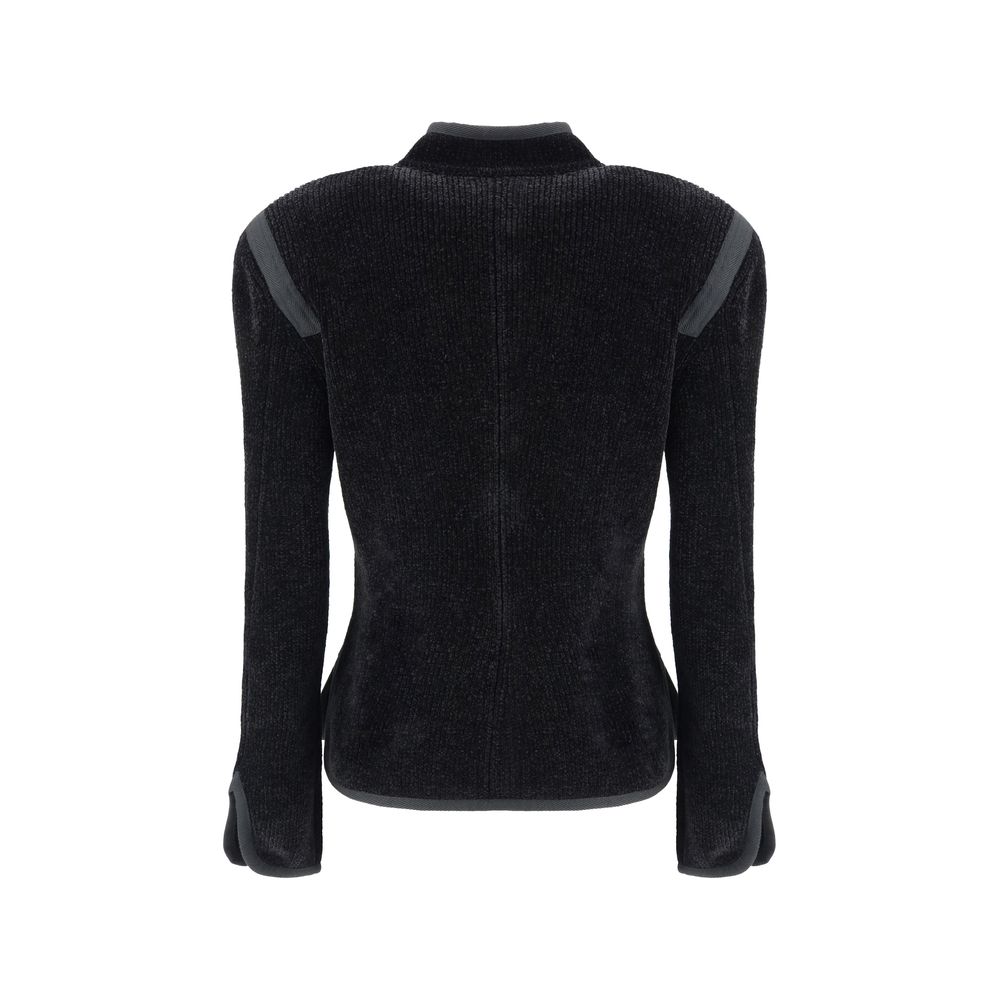 Schwarzer Seidenblazer von Giorgio Armani