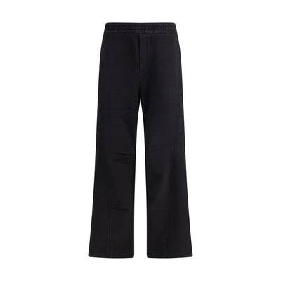 Dolce & Gabbana Black Cotton Casual Pants