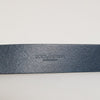 Dolce & Gabbana Blue Leather Classic Metal Logo Buckle Belt