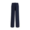 Forte_Forte Blue Cotton Casual Pants