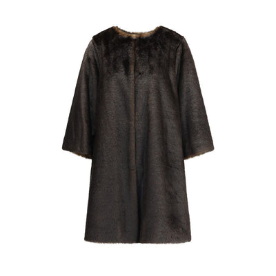 Loulou De Saison Brown Modacrylic Coat