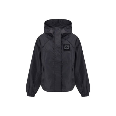 Ganni Black Nylon Shell Jacket