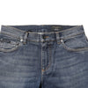 Dolce & Gabbana Blue Washed Cotton Skinny Men Denim Jeans