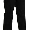 BENCIVENGA Black High Waist Straight Dress Trouser Pants