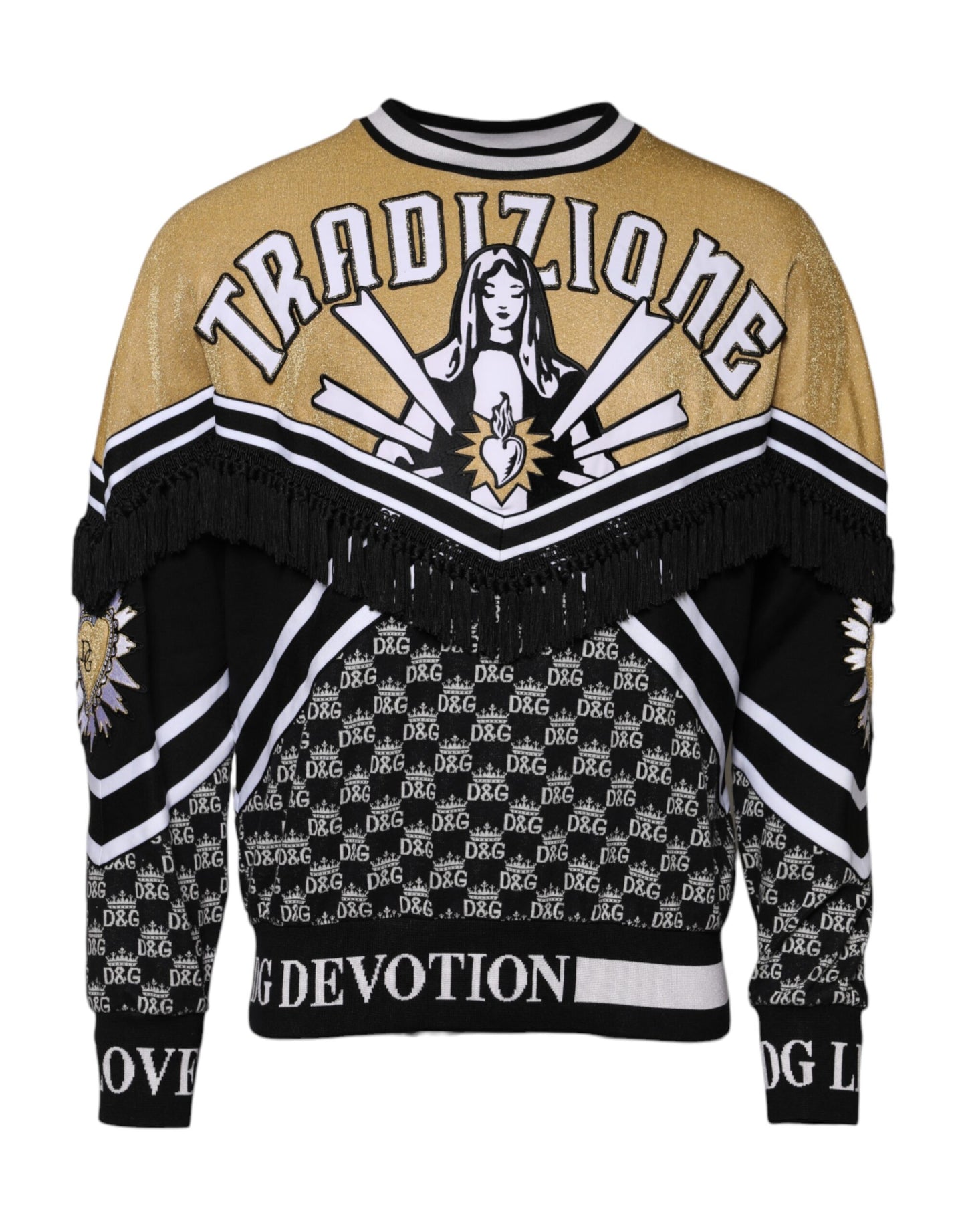 Dolce &amp; Gabbana Mehrfarbiger Tradizione E Devotion Sweatshirt-Pullover