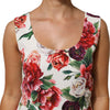 Dolce & Gabbana Multicolor Floral Print Viscose Sheath Dress